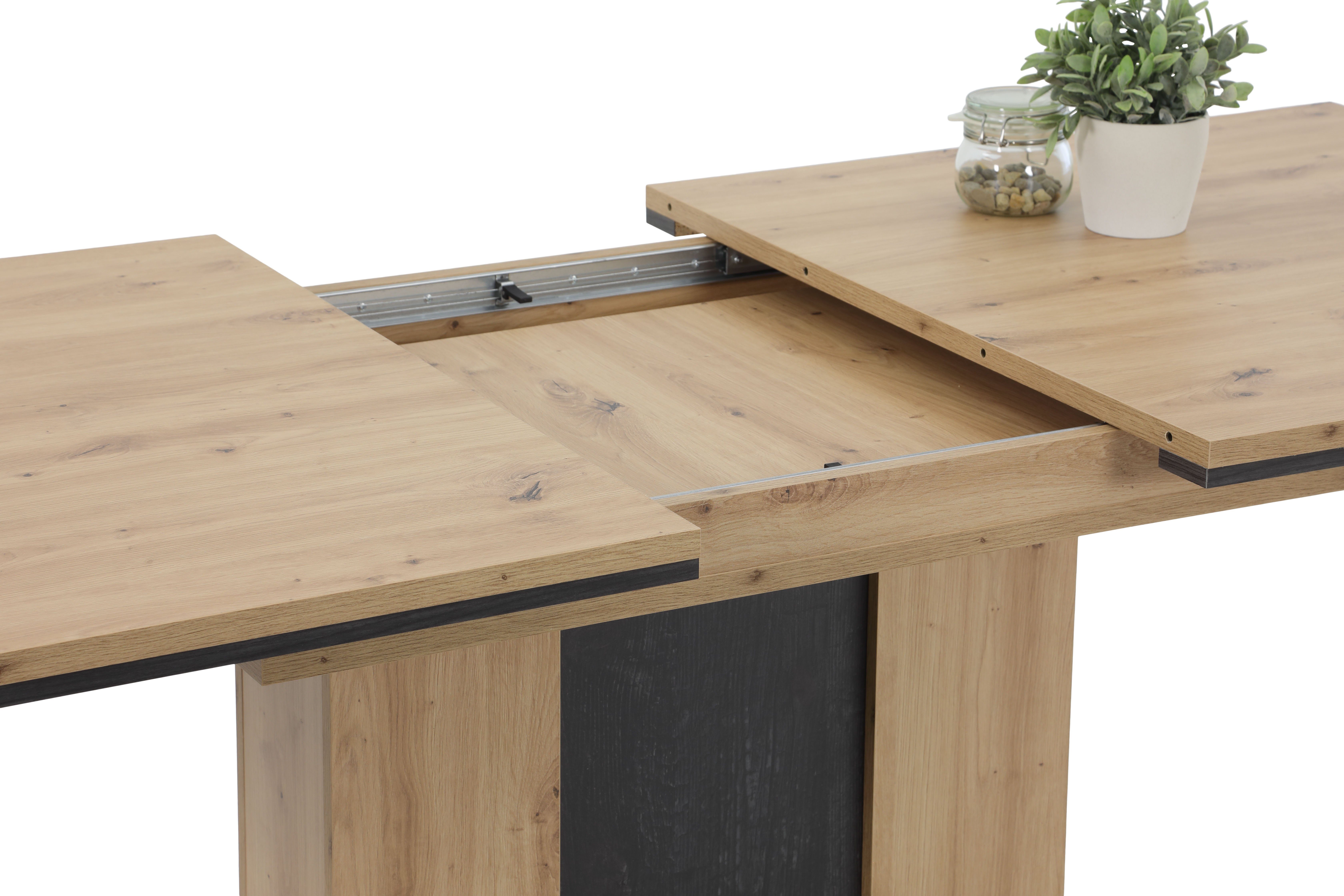 HELA Eethoek Atlanta Uittrekbaar tafelblad, XL zitbreedte (5-delig)