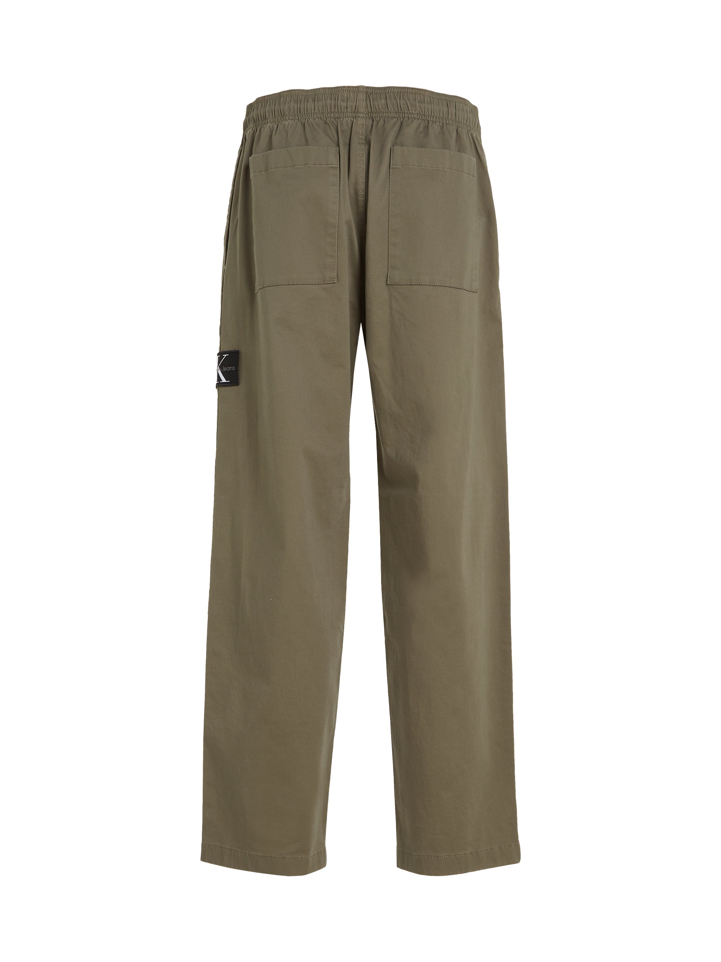 Calvin Klein Sweatbroek BADGE TRIM WOVEN PANT