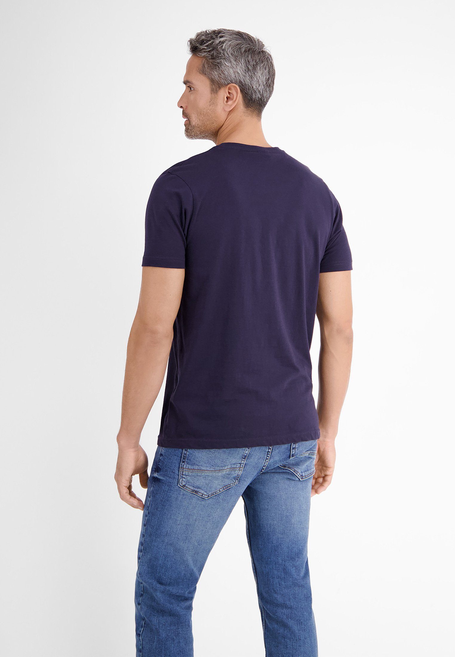 Lerros T-shirt LERROS dubbelpack T-shirt ronde hals in premium katoenkwaliteit