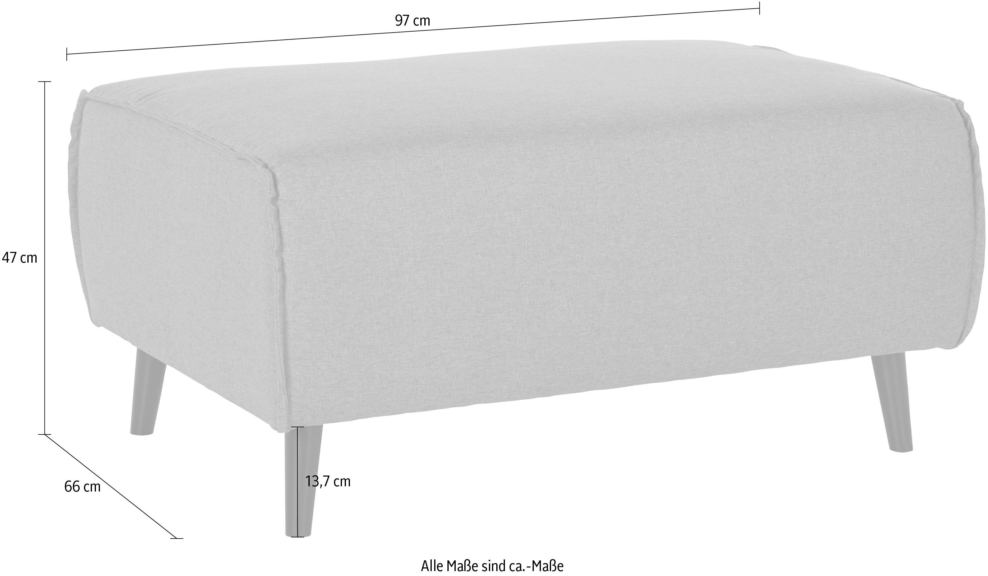 DOMO collection Hocker Amora met binnenvering