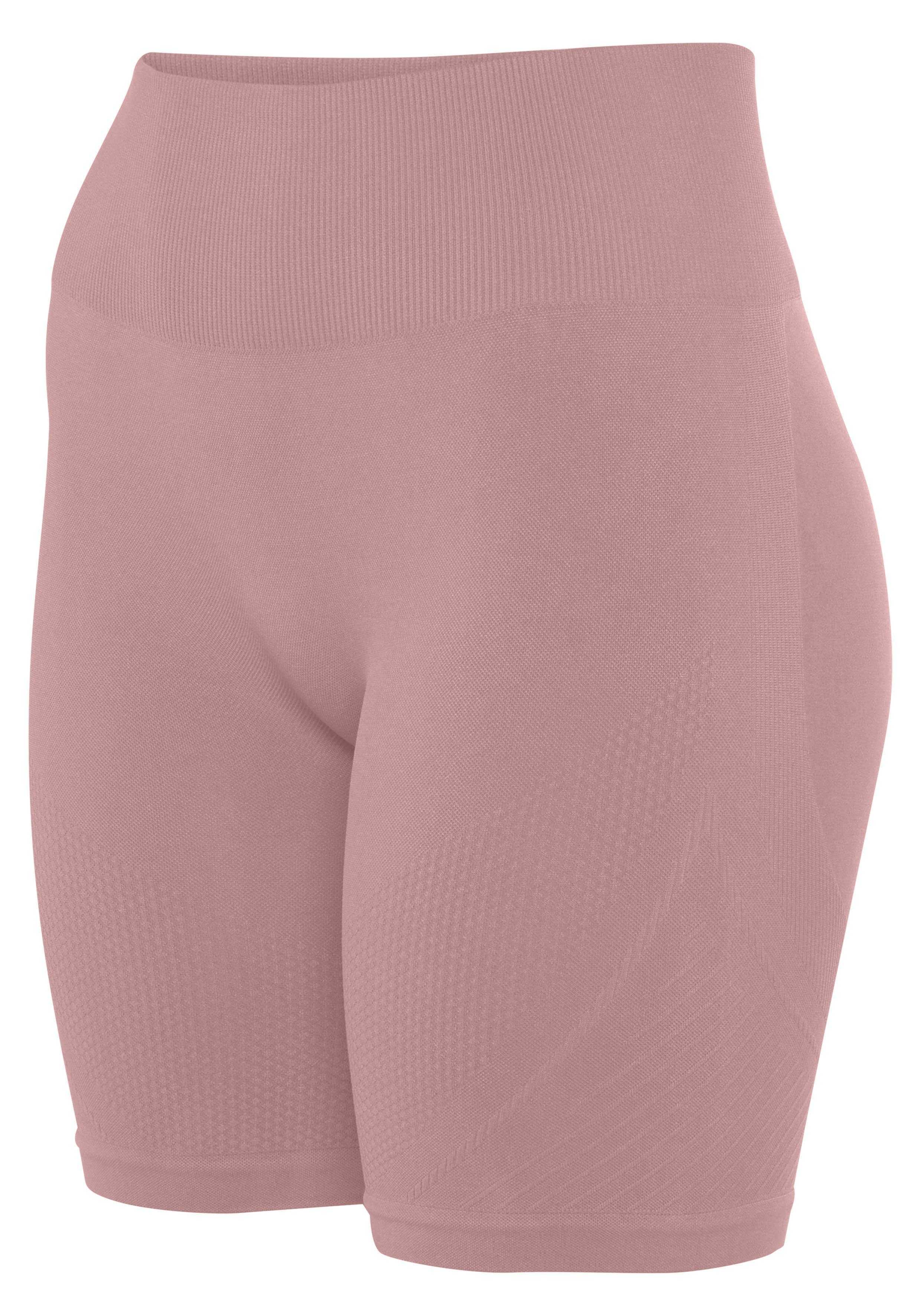 Lascana Functionele short Po Push Up met ribstructuur en shaping-effect, sportshorts