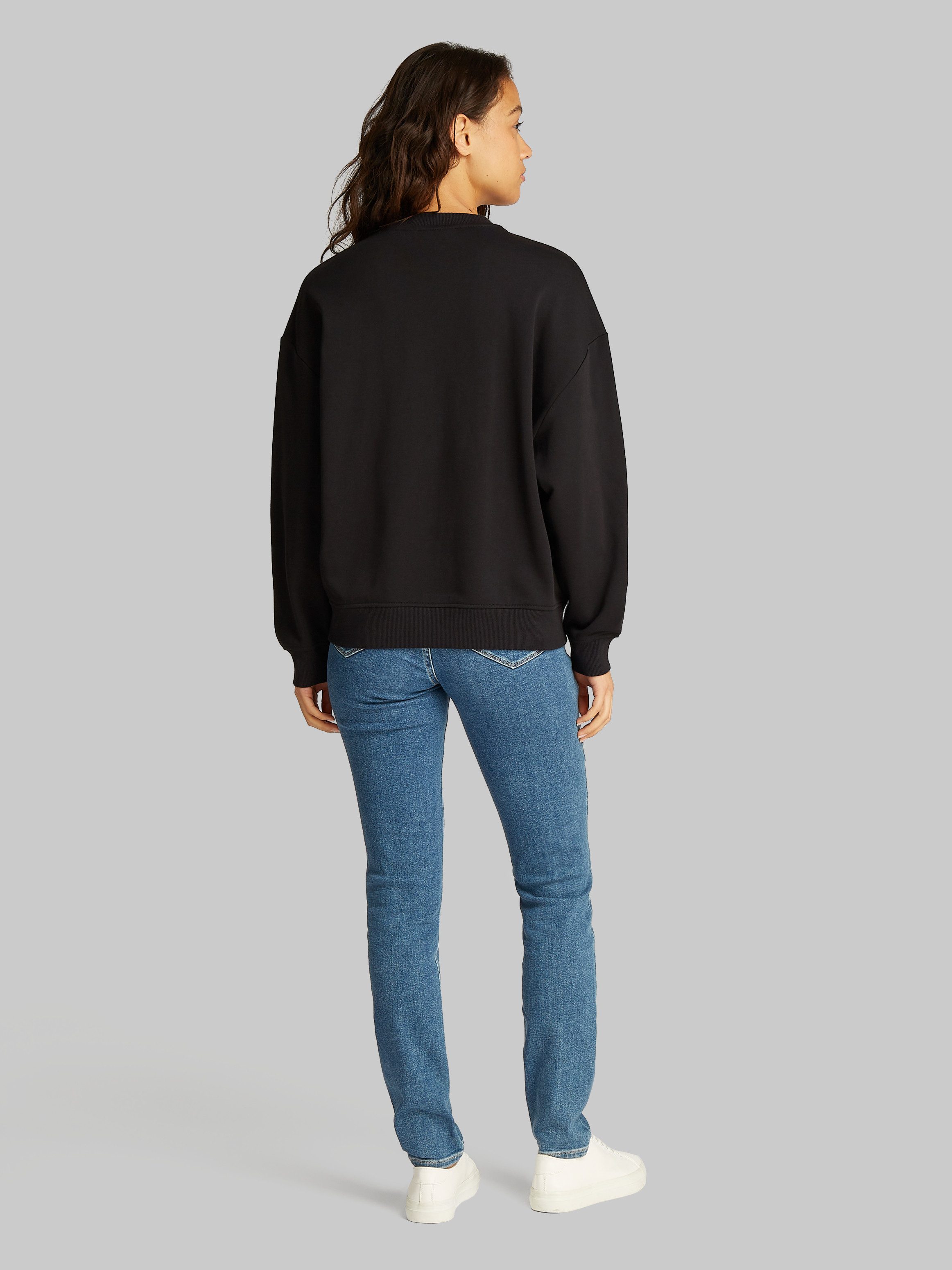 Calvin Klein Sweatshirt GLOSSY MONOLOGO REGULAR CREWNECK