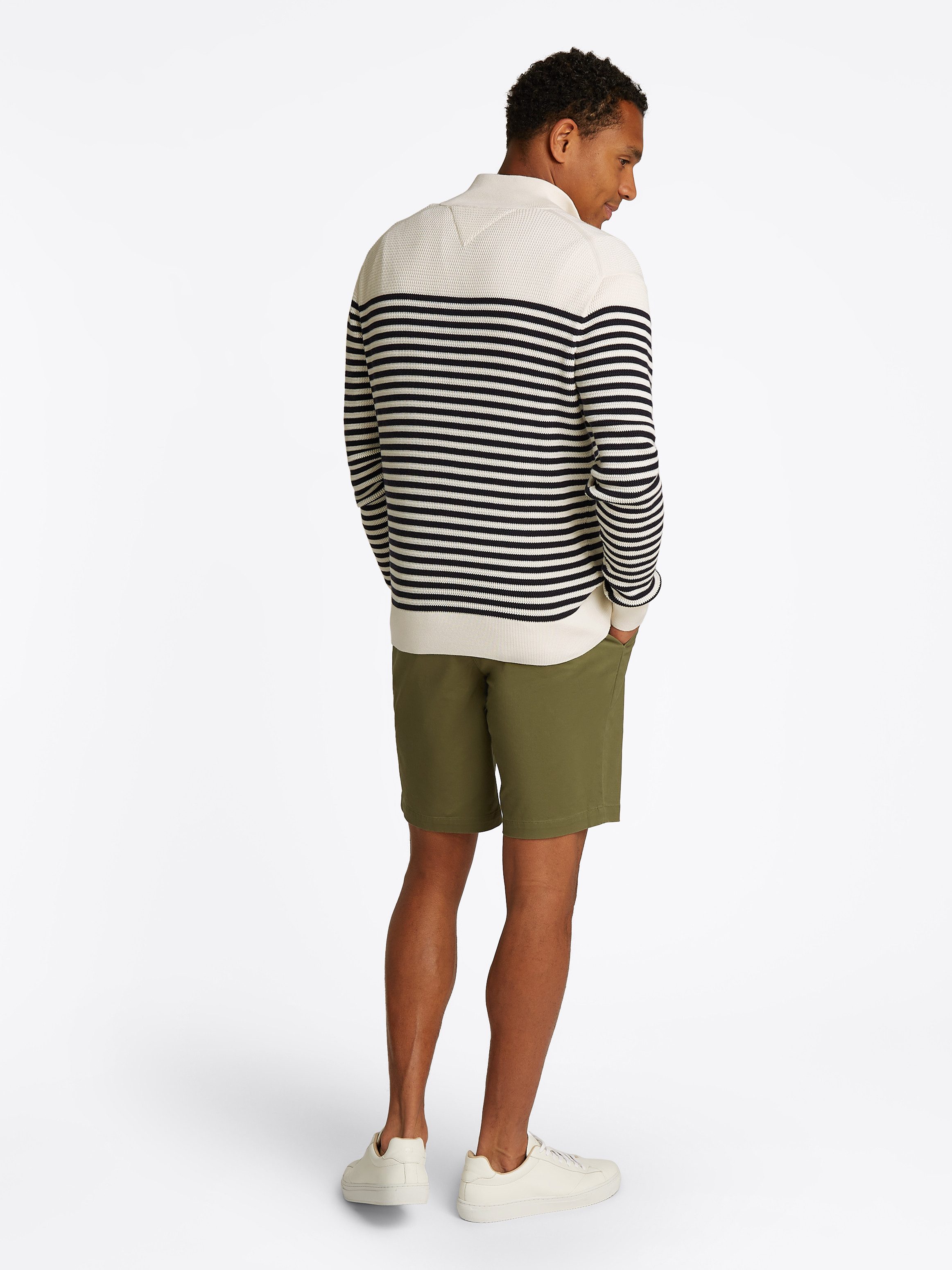Tommy Hilfiger Schipperstrui RACKING STRUCTURE ZIP MOCK