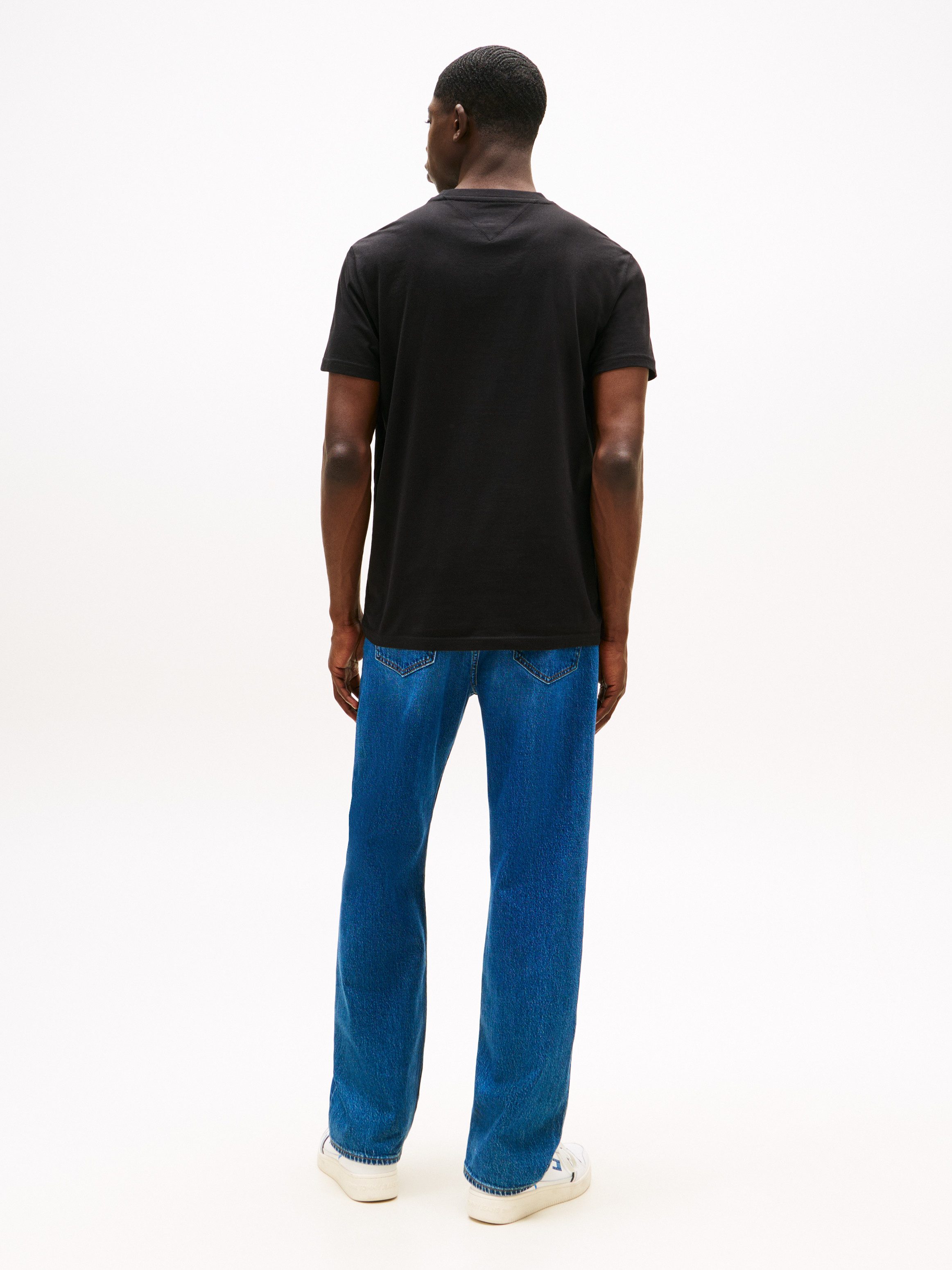 TOMMY JEANS T-shirt TJM SLIM LINEAR CHEST TEE EXT