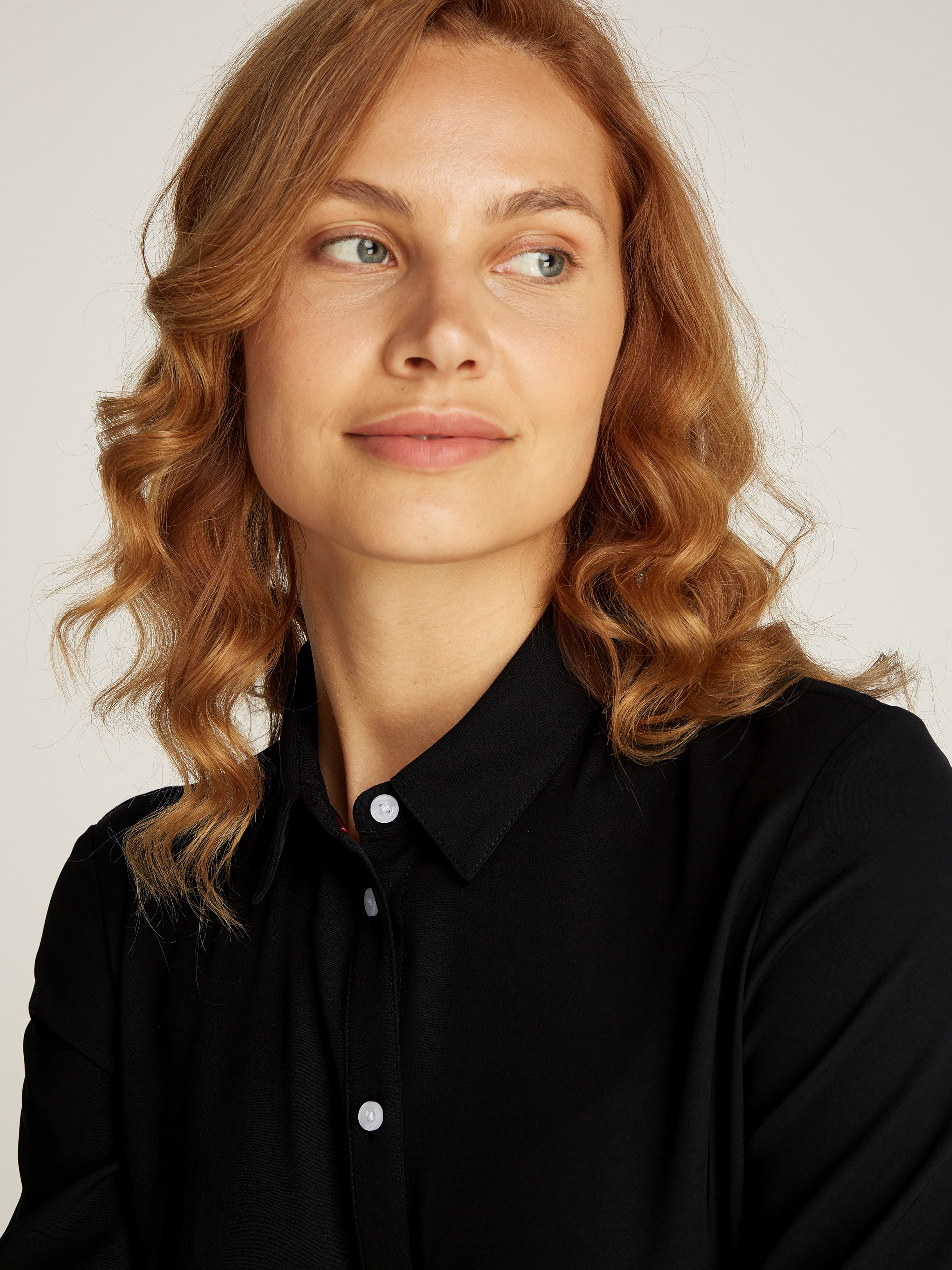 TOMMY JEANS Jerseyjurk met bindstrik