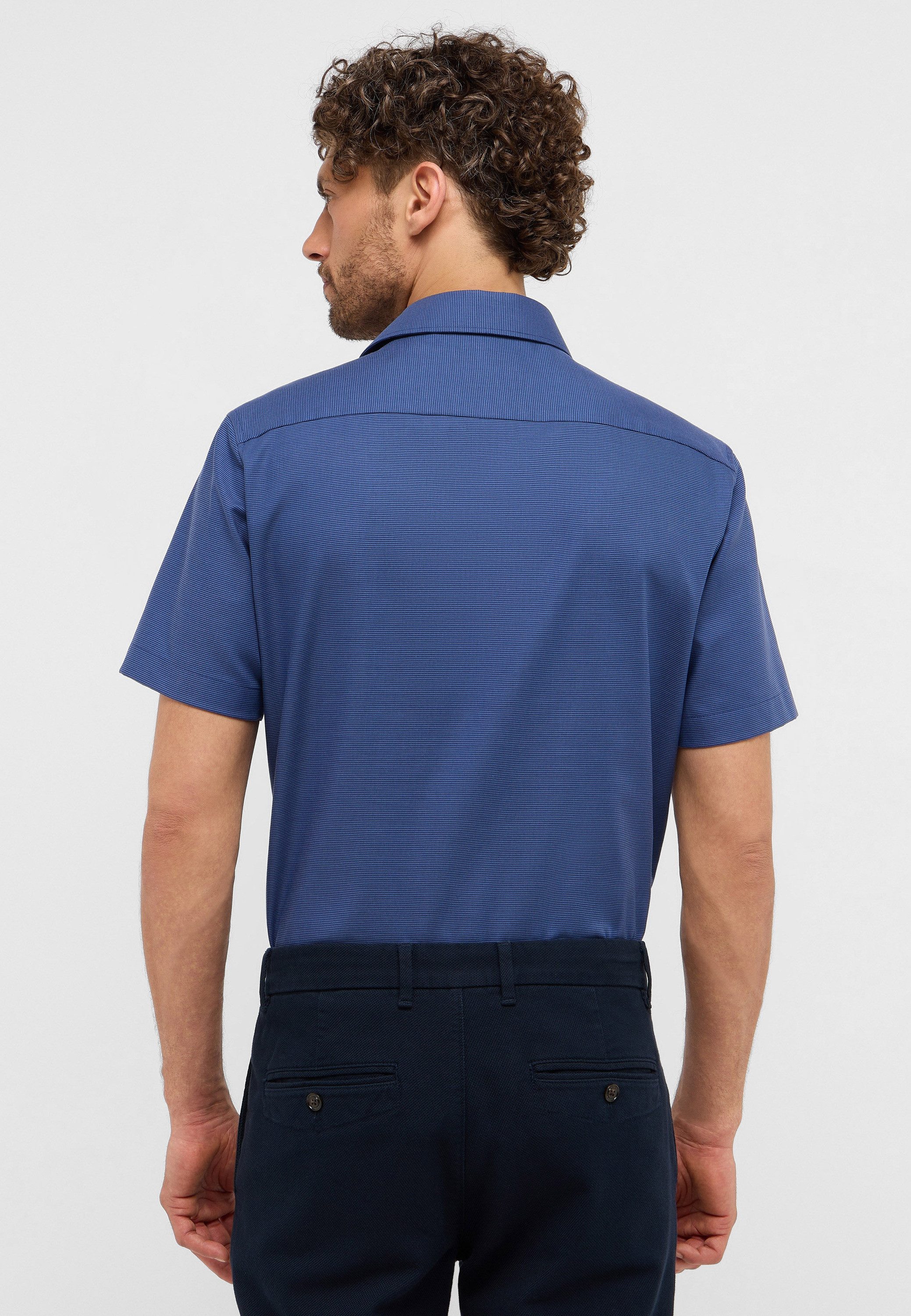 Eterna Overhemd met korte mouwen Slim fit