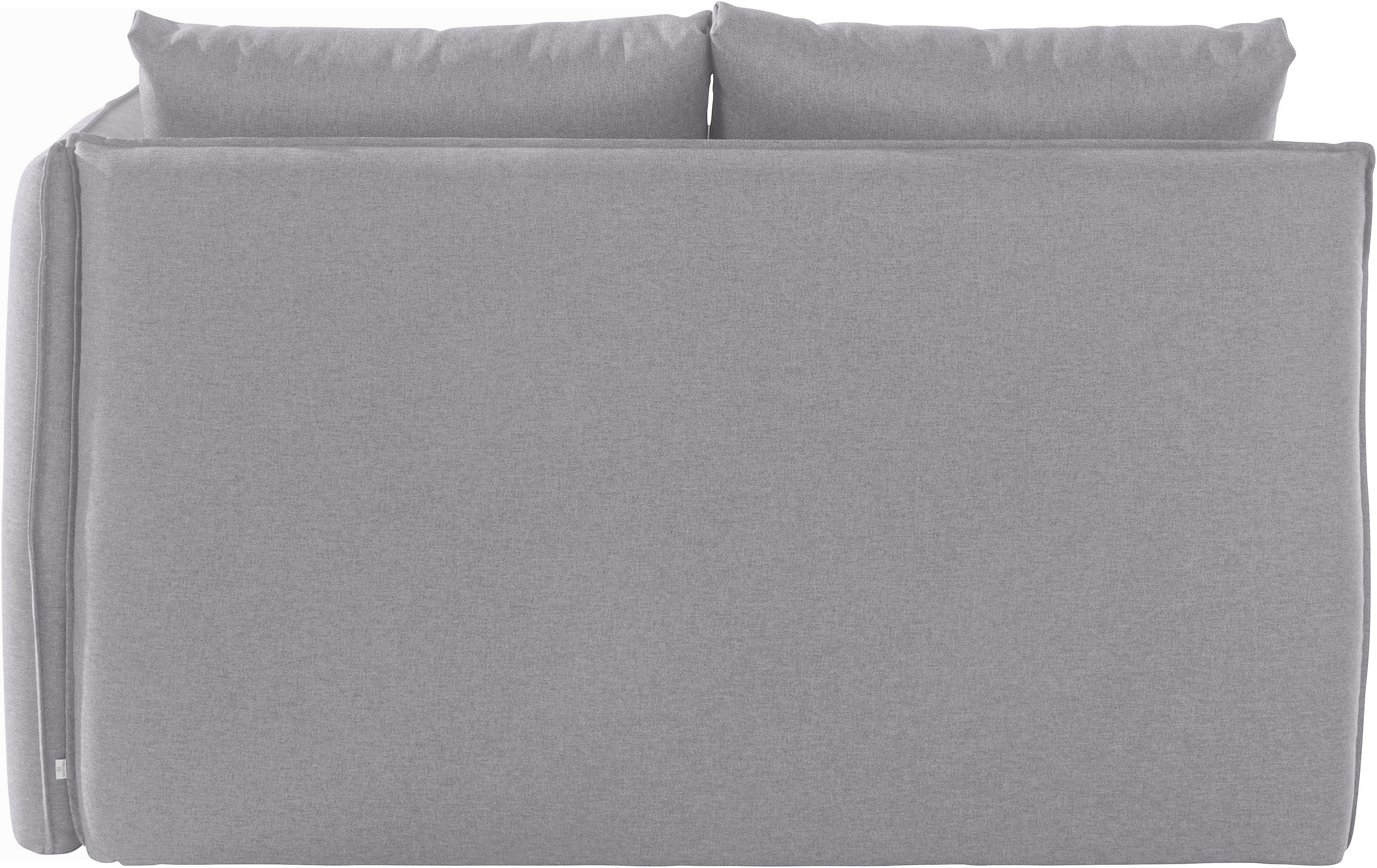 andas Ottomane Nöre korte lounge-module - zelf samenstellen, breedte 138 cm, diepte 128 cm
