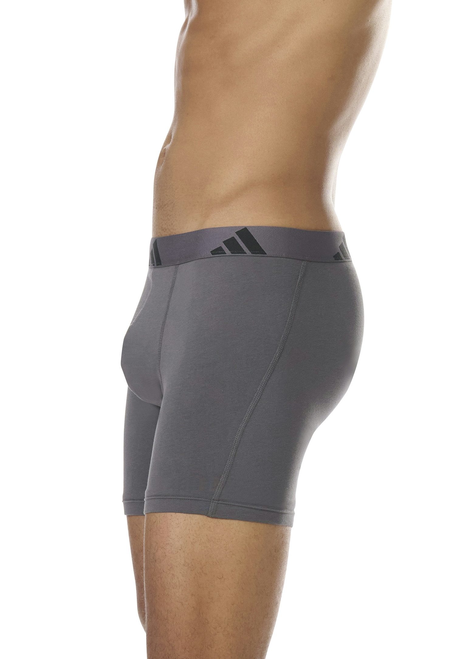adidas Sportswear Boxershort Active Flex Cotton met iets langere pijp (Set van 3)