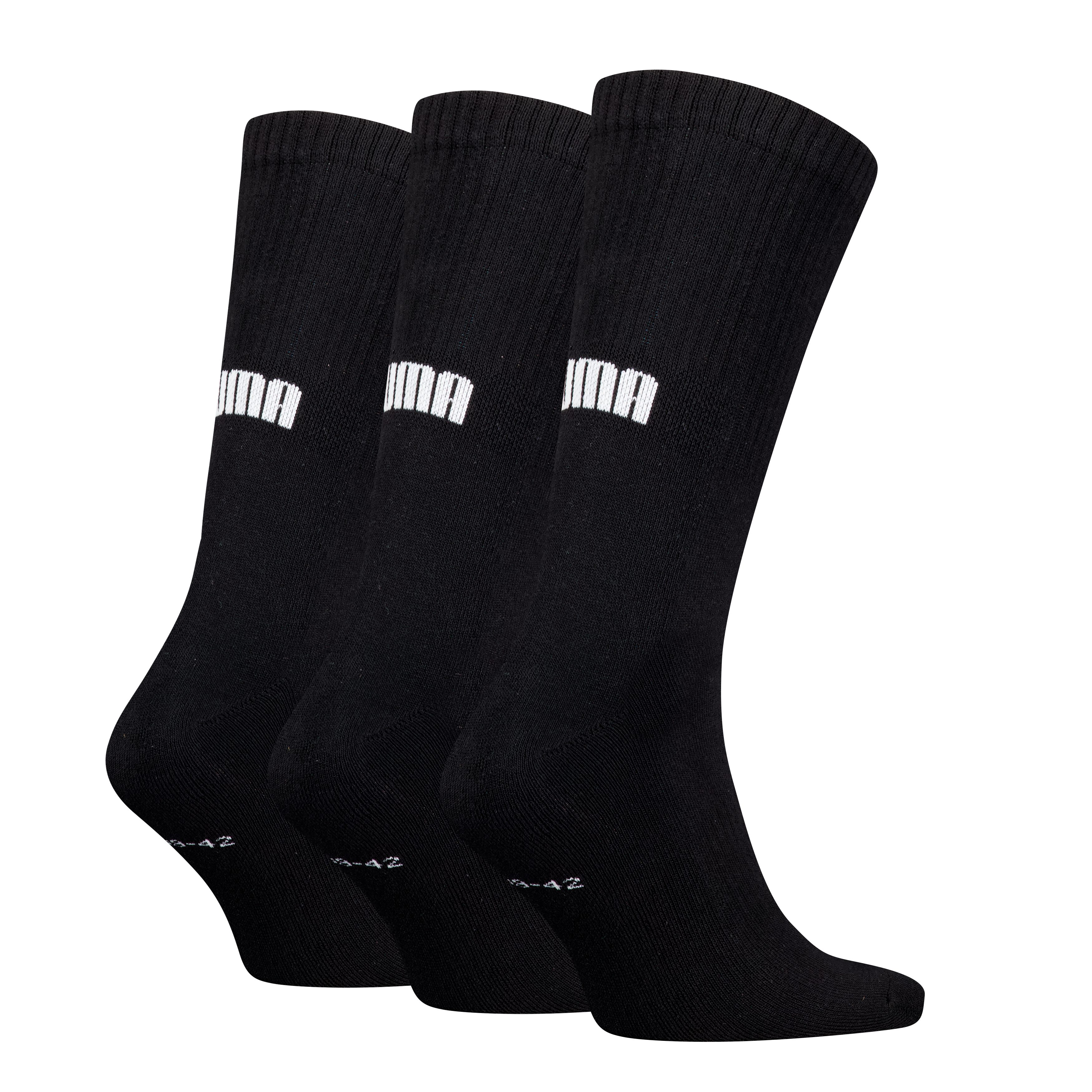 PUMA Sokken PUMA UNISEX CUSHIONED NEXT CREW 3P met zoneschumping voor extra comfort (3 paar, 3 paar)