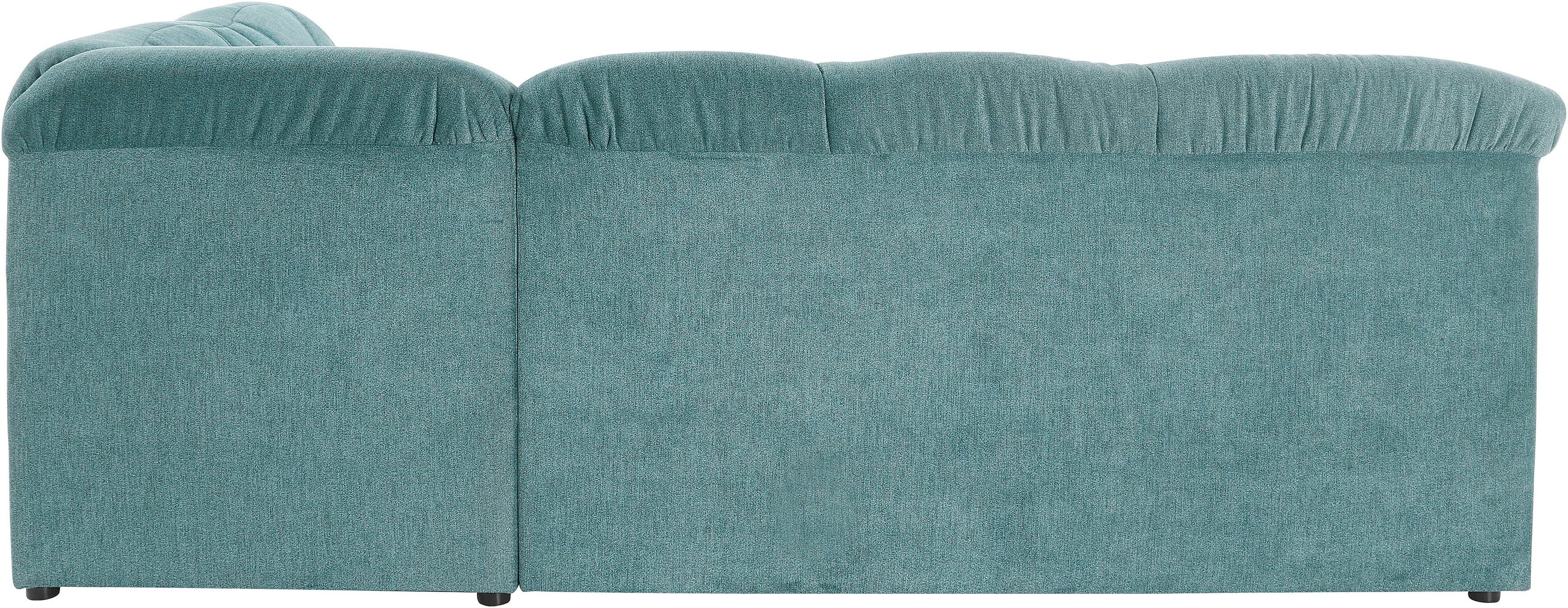 DOMO collection Hoekbank Pegnitz, elegante rugsteppingen, tijdloze vormtaal, L-vorm