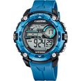 calypso watches chronograaf digital for man, k5819-2 blauw