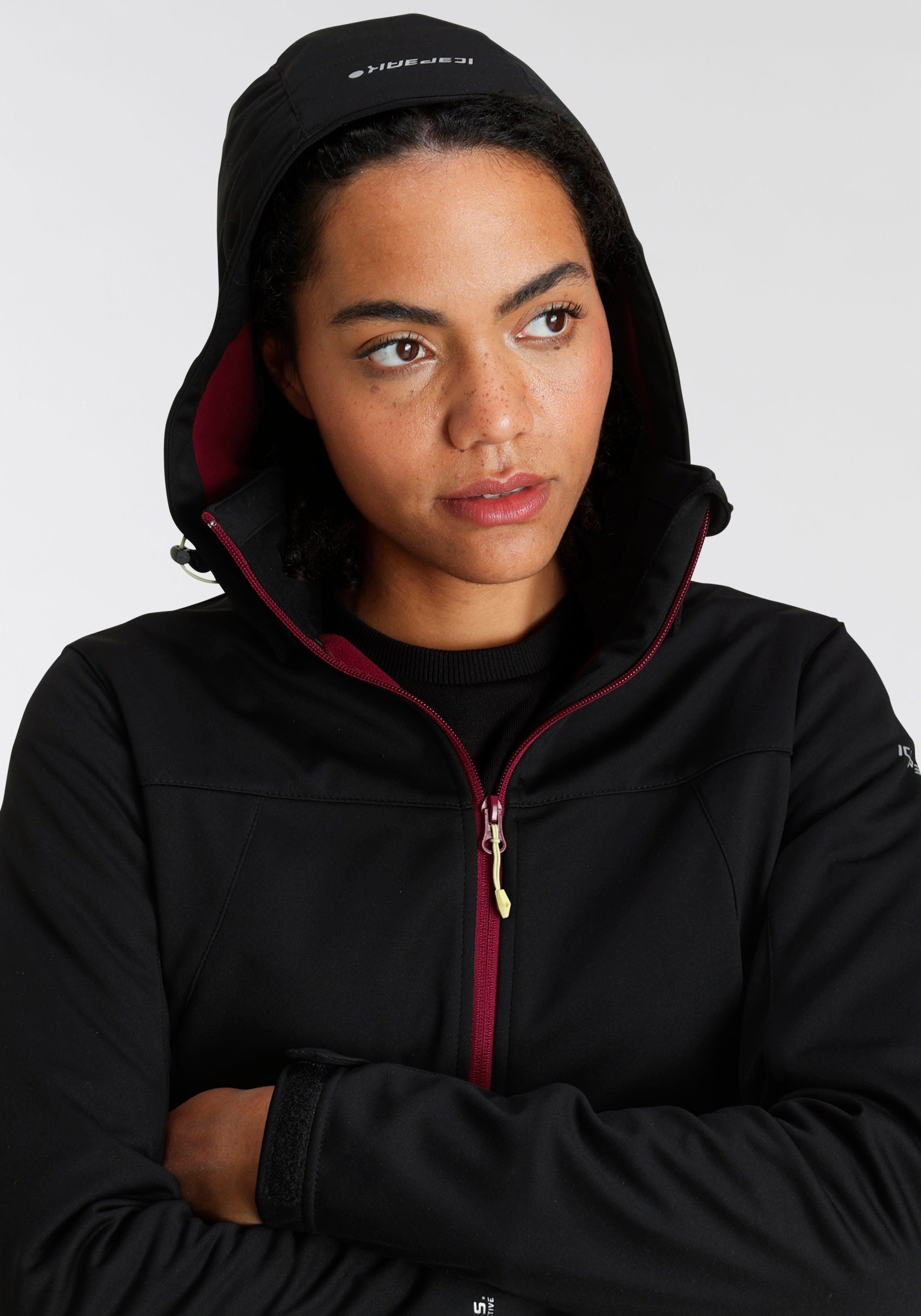 Icepeak Softshell-jack D SOFTSHELLJAS BOISE Waterdicht & Winddicht (1 stuk)