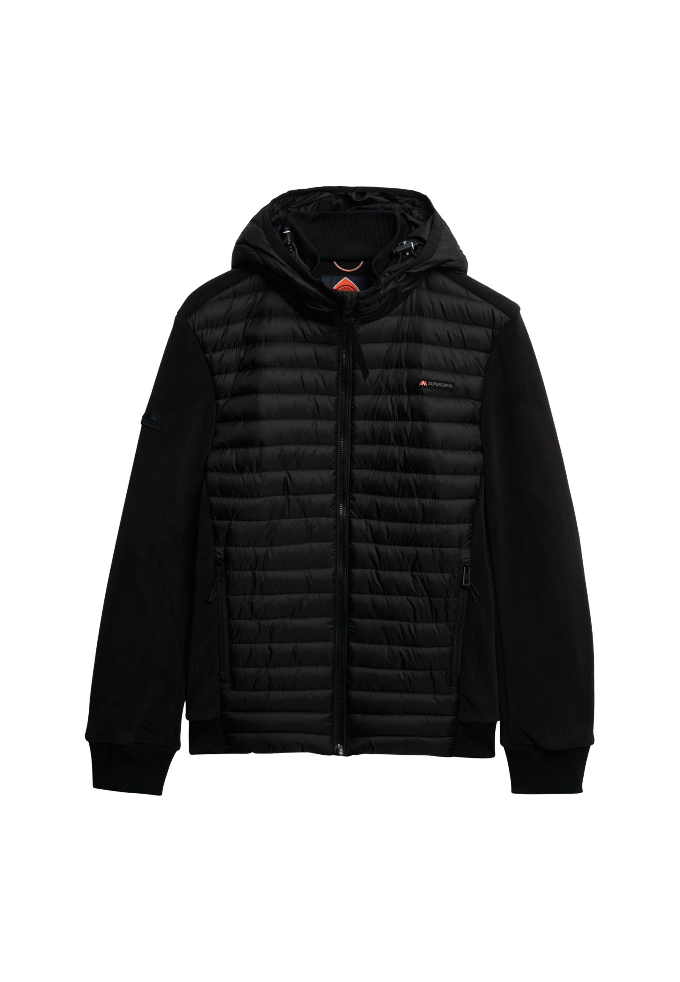 Superdry Gewatteerde jas HOOD STORM FLEECE HYBRID JKT