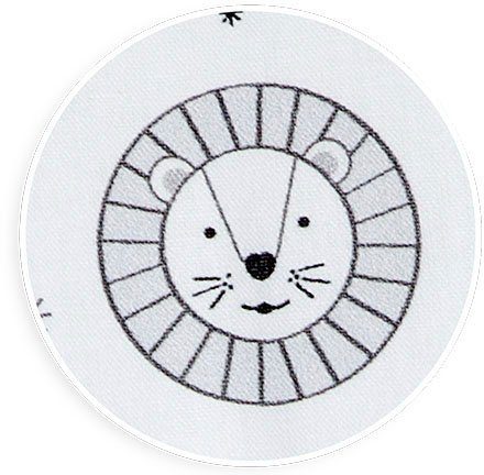 tiSsi® Stoelverkleiner Grijs Lion geschikt voor tissi® kinderstoel