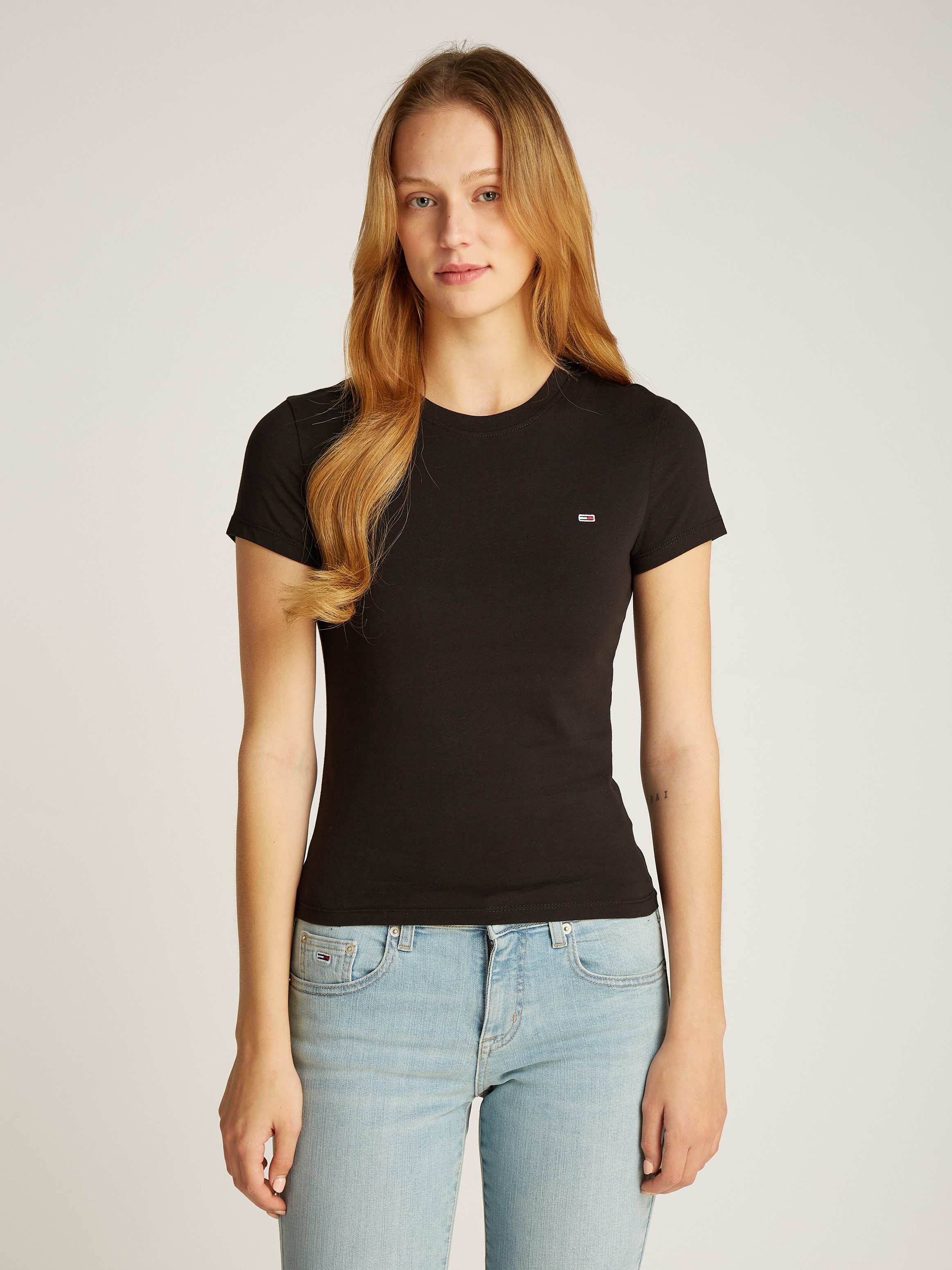 TOMMY JEANS T-shirt TJW 2PACK C-NECK TEE (set, 2-delig, 2 stuks)