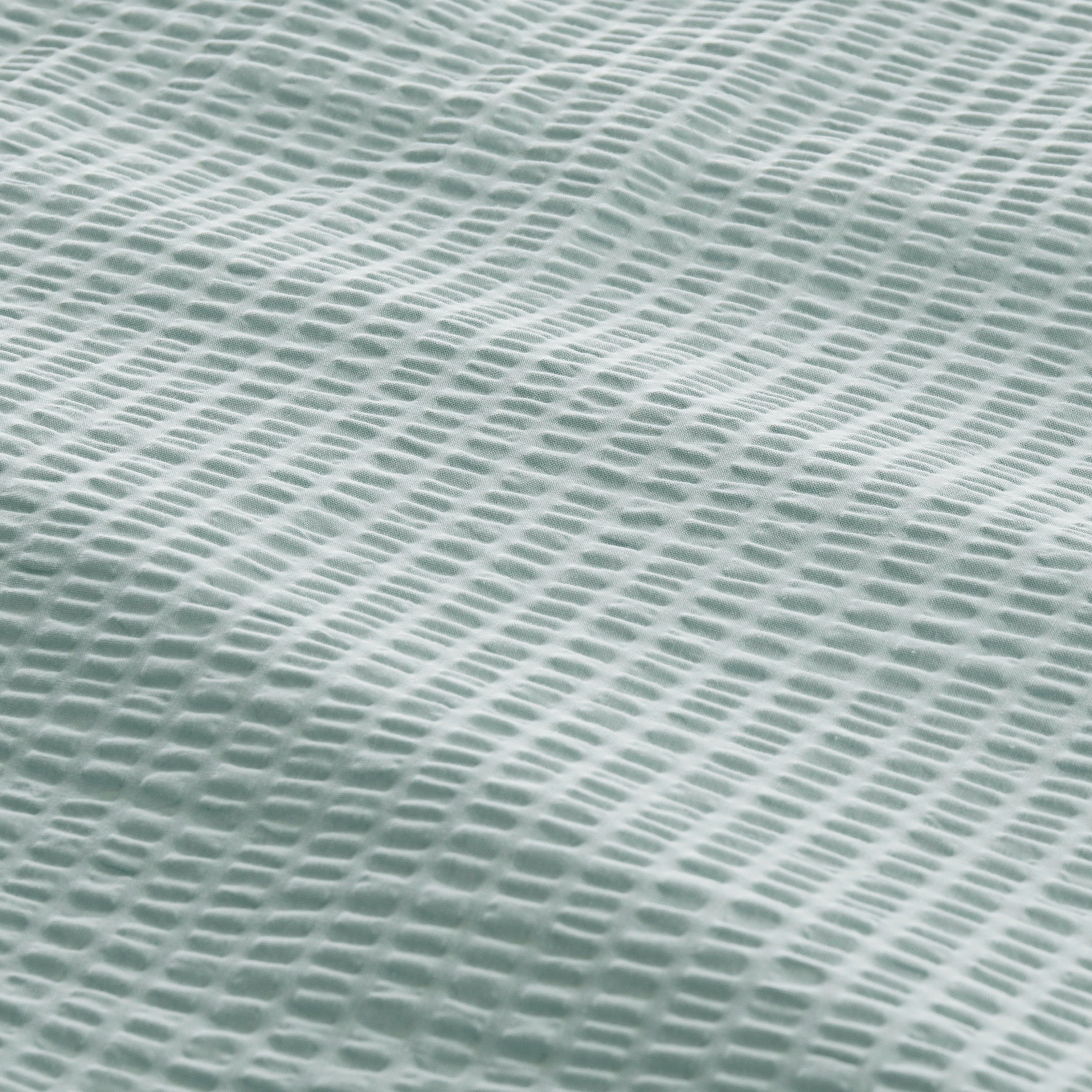 andas Overtrekset Sari2 in mt. 135x200 of 155x220 cm van katoen, uni dekbedovertrek in seersucker kwaliteit ideaal voor zomer (2-delig)