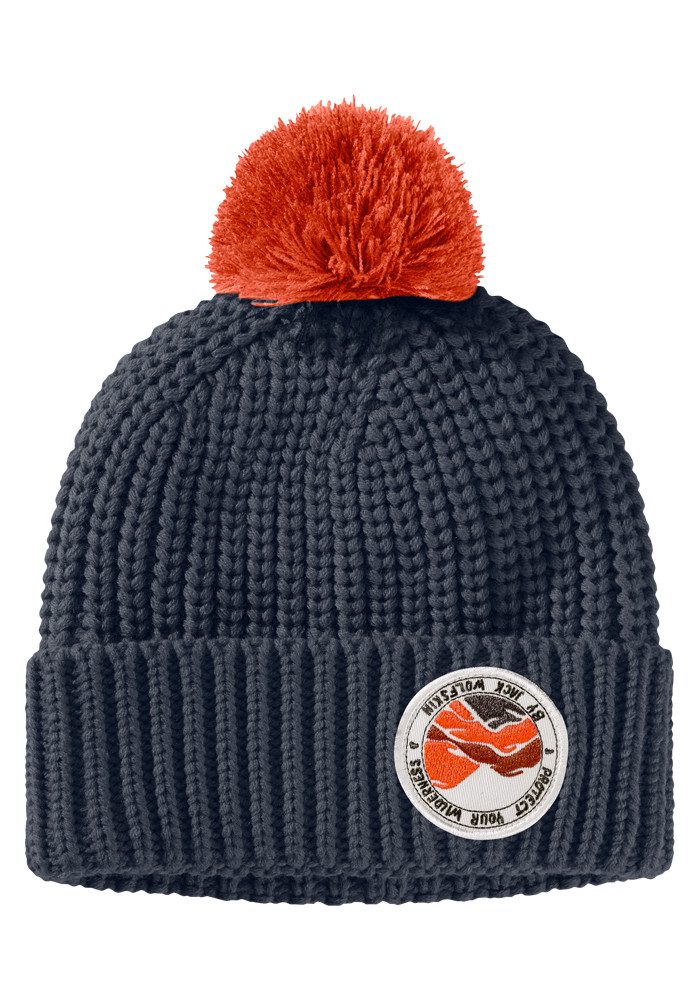 Jack Wolfskin Pomponmuts POMPOM BADGE BEANIE K
