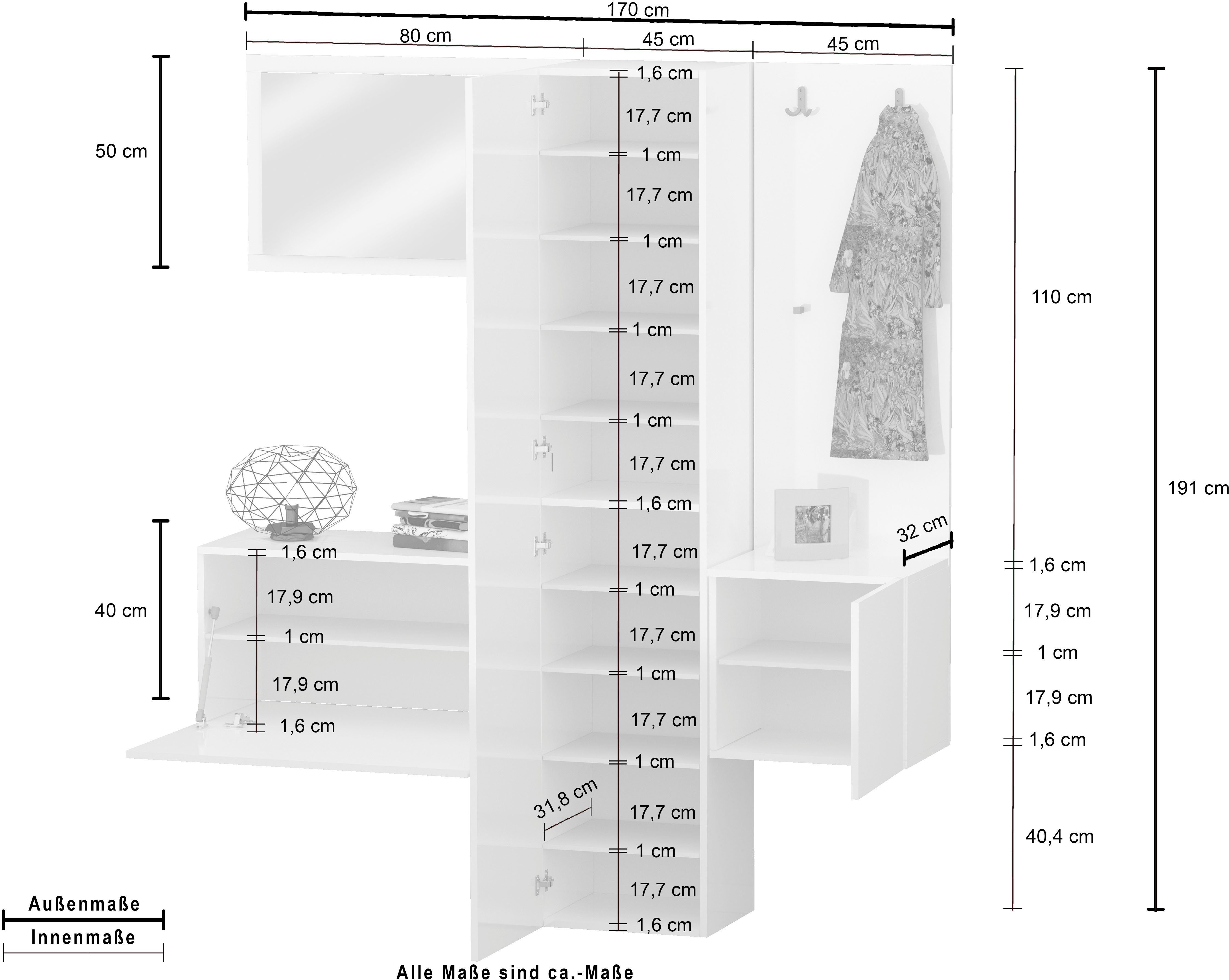 INOSIGN Halmeubelset Compact (5-delig)