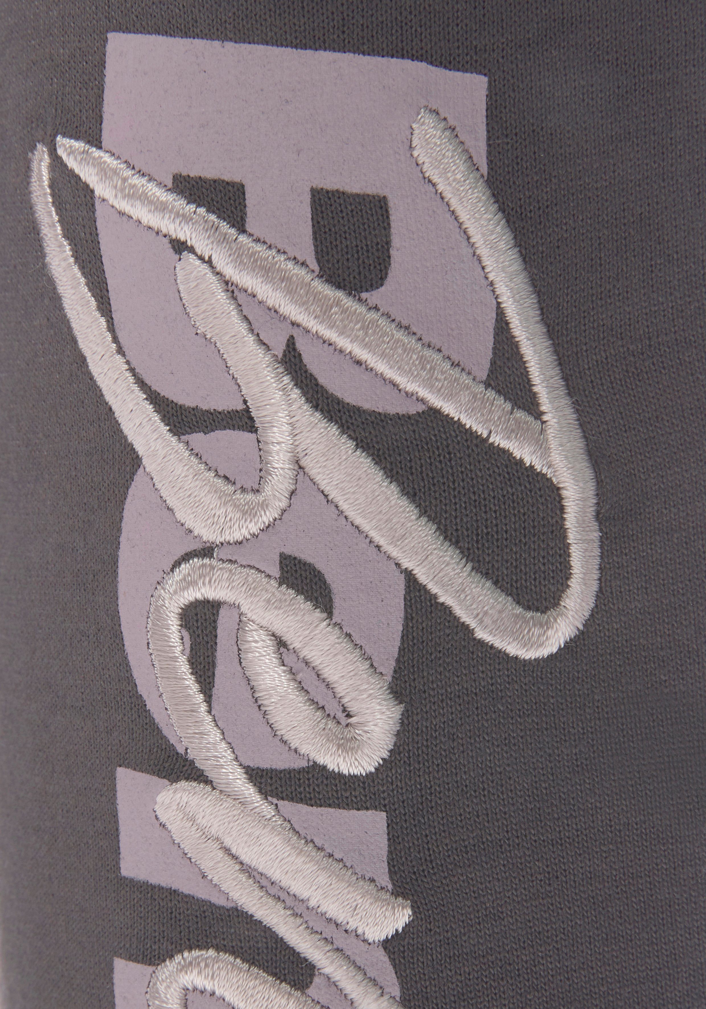 Bench. Loungewear Sweatpants met logoprint en borduurwerk, loungewear
