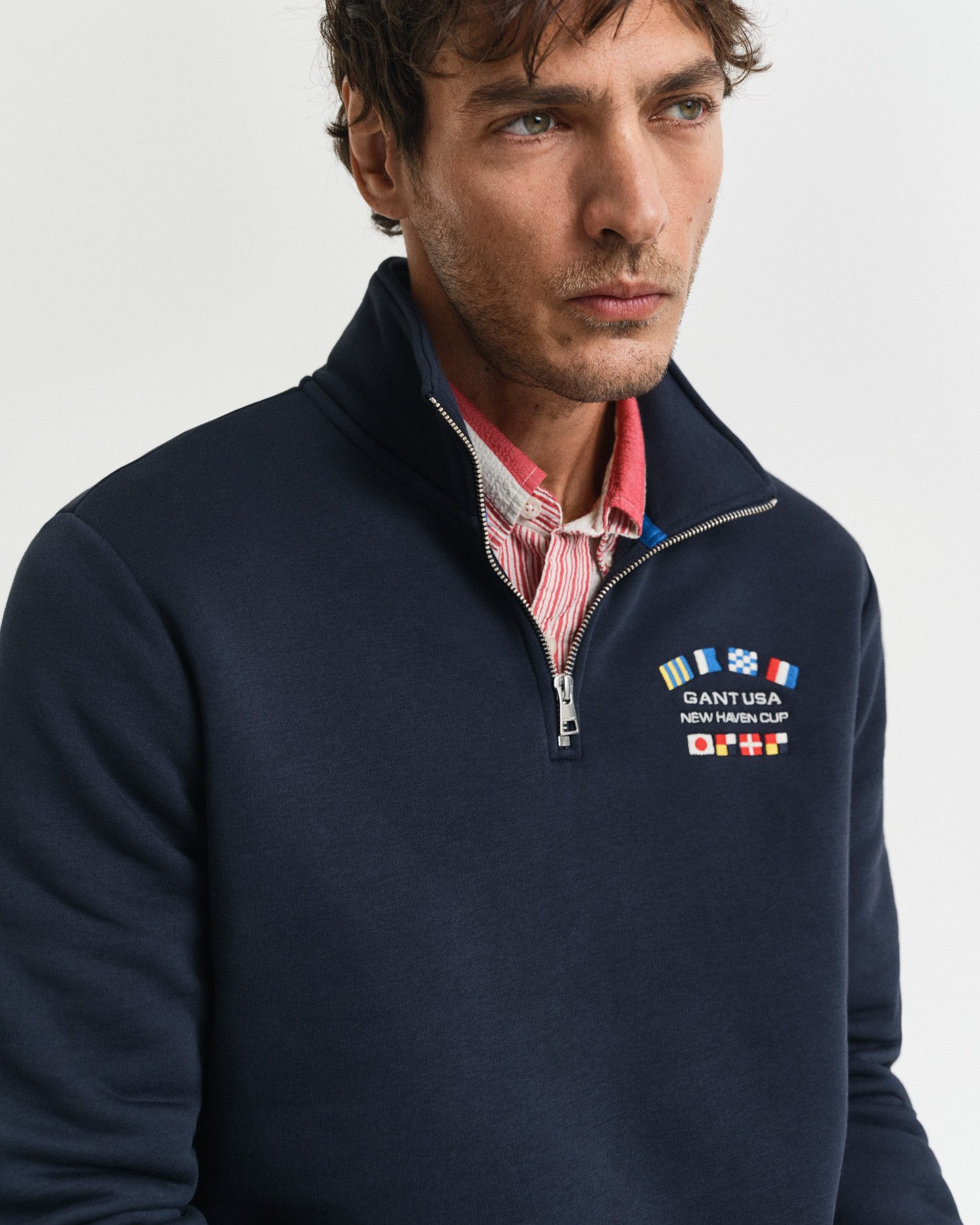 Gant Sweatshirt GRAPHIC HALF ZIP