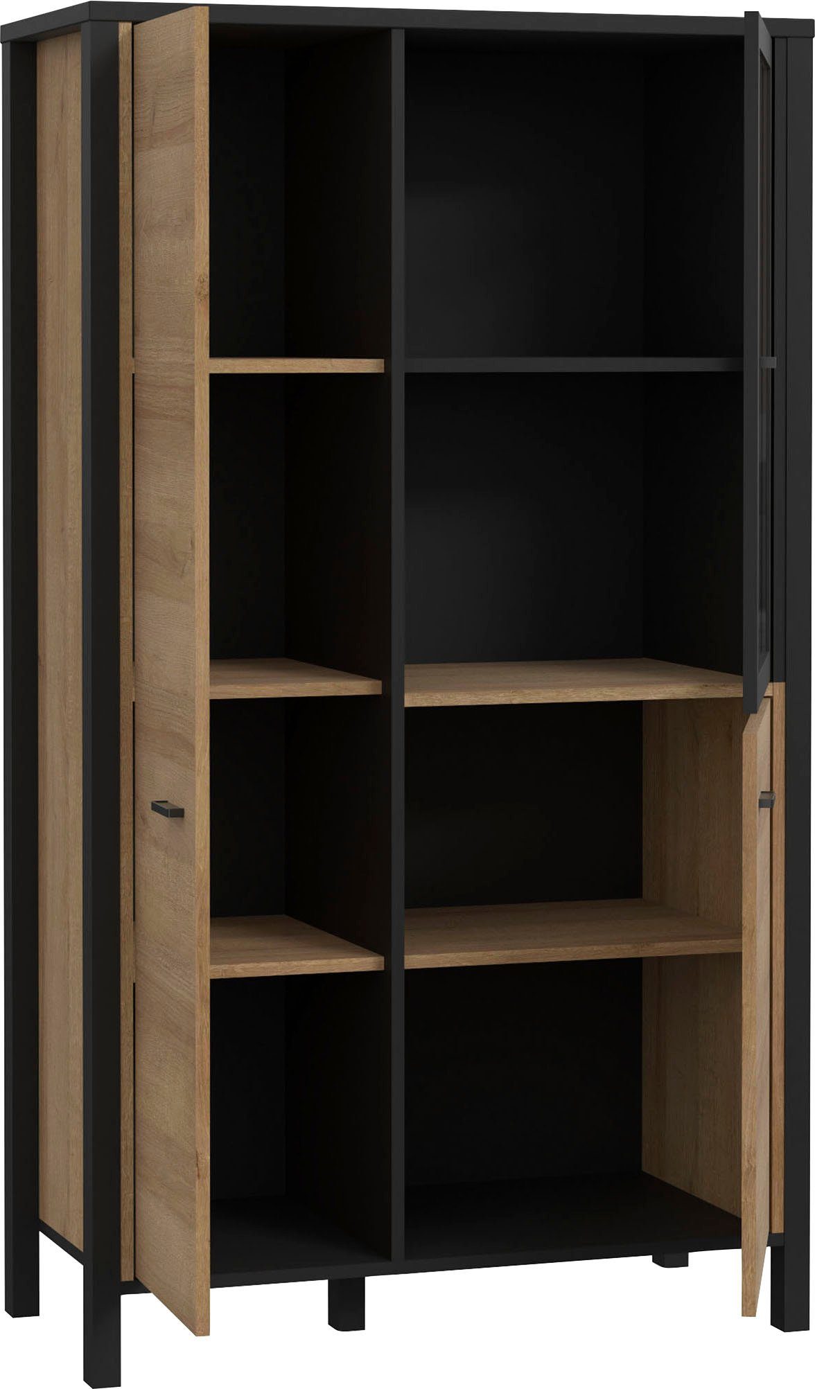 FORTE Vitrinekast High Rock Hoogte ca. 152 cm
