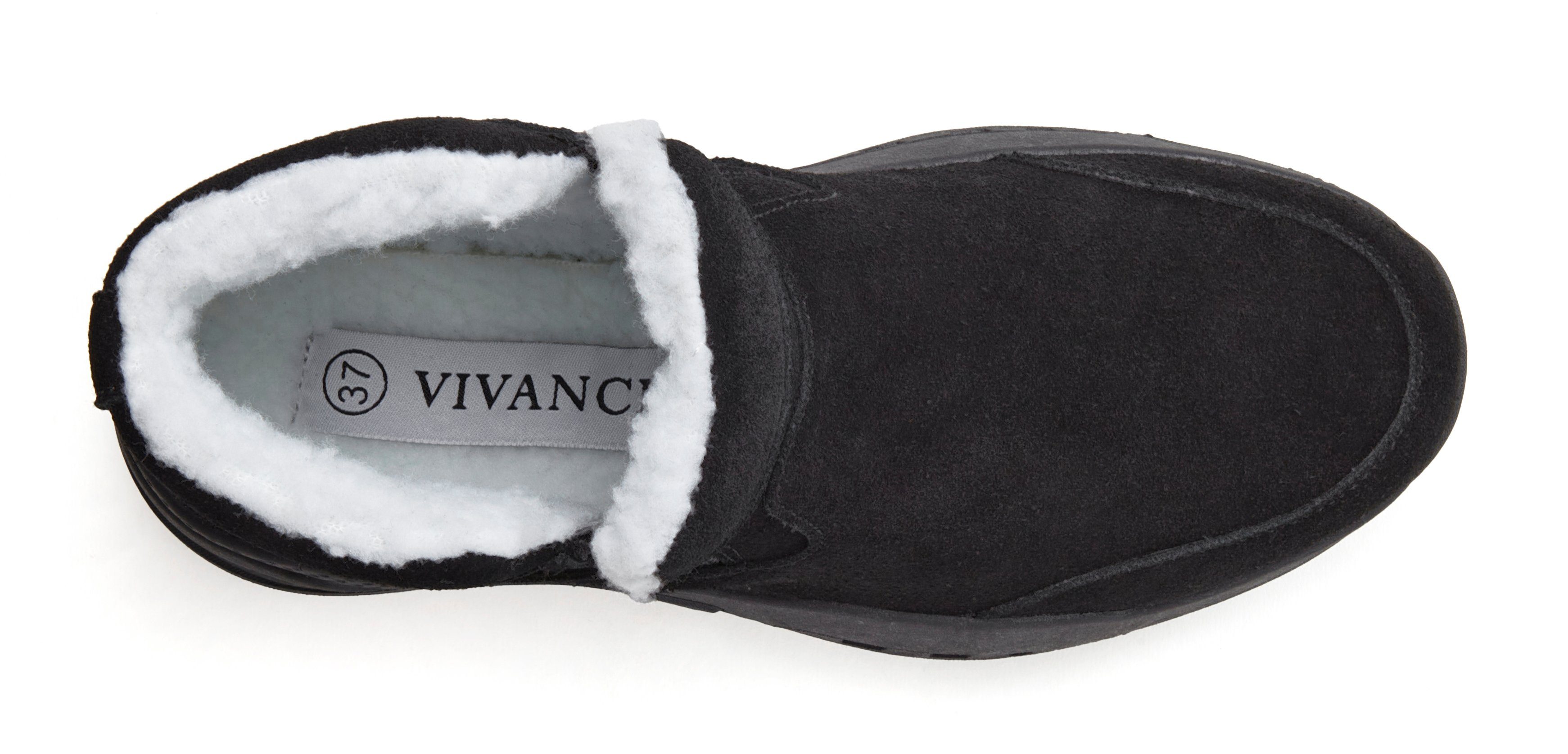 Vivance Laarsjes van veloursleer en met warme voering, winterlaarzen, laarzen, boots